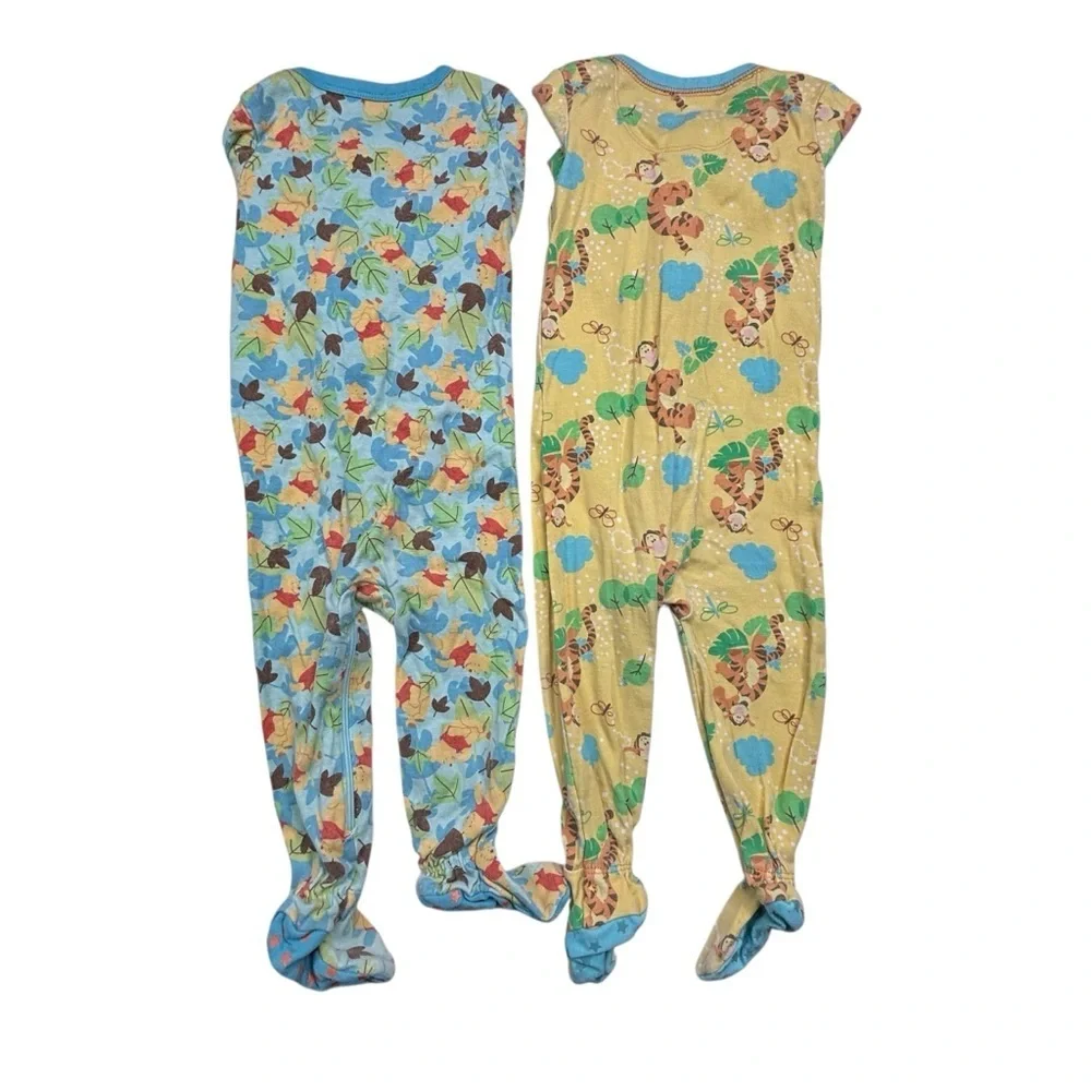 Disney Store Sleepers Winnie the Pooh Tigger 12 Months Zipper Footed - Picture 3 of 14